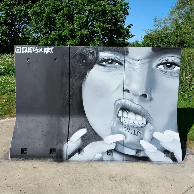 Stratford Skate Park - Graffiti - Lewis Drage
