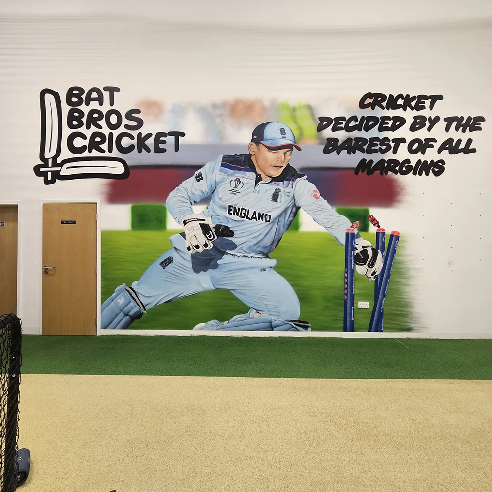 Jos Butler Mural - Graffix Art - Coventry